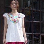 刺繍のチュニックの新入荷です。