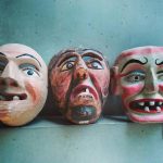 メキシコのウッドマスク 木製の仮面について