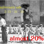 ７周年セールのお知らせです